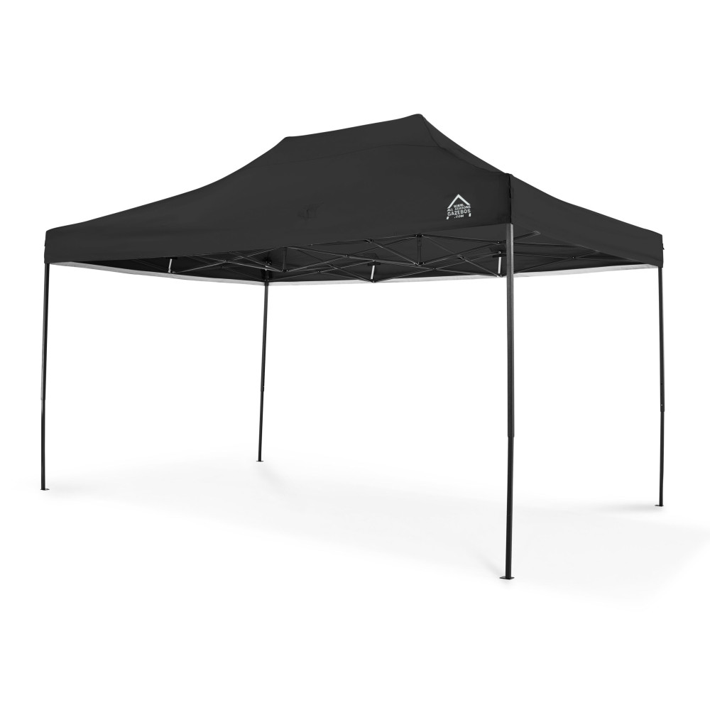 3x4.5m Pop Up Gazebo With Wheeled Bag, 4 Leg Weights, Rope and Pegs