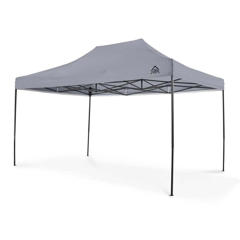 3x4.5m Pop Up Gazebo With Wheeled Bag, 4 Leg Weights, Rope and Pegs