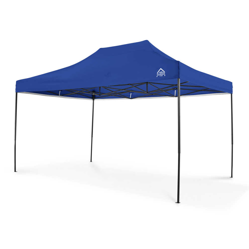 3x4.5m Pop Up Gazebo With Wheeled Bag, 4 Leg Weights, Rope and Pegs