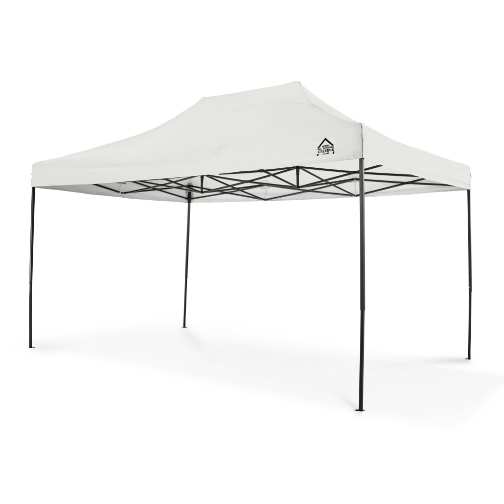 3x4.5m Pop Up Gazebo With Wheeled Bag, 4 Leg Weights, Rope and Pegs