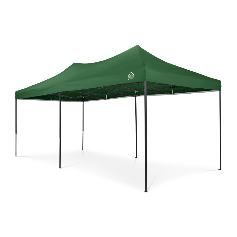 3x6m Pop Up Gazebo With Wheeled Bag, 6 Leg Weights, Rope and Pegs