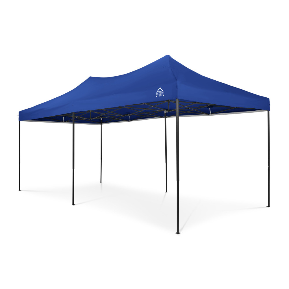 3x6m Pop Up Gazebo With Wheeled Bag, 6 Leg Weights, Rope and Pegs