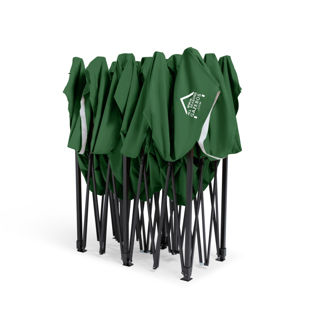 3x6m Pop Up Gazebo With Wheeled Bag, 6 Leg Weights, Rope and Pegs