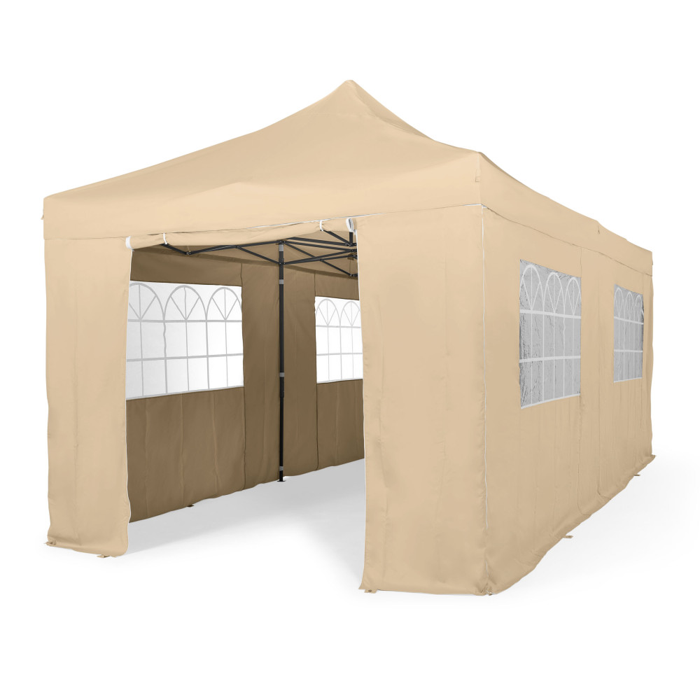3x6m Pop Up Gazebo with 4 Heavyweight Side Panels