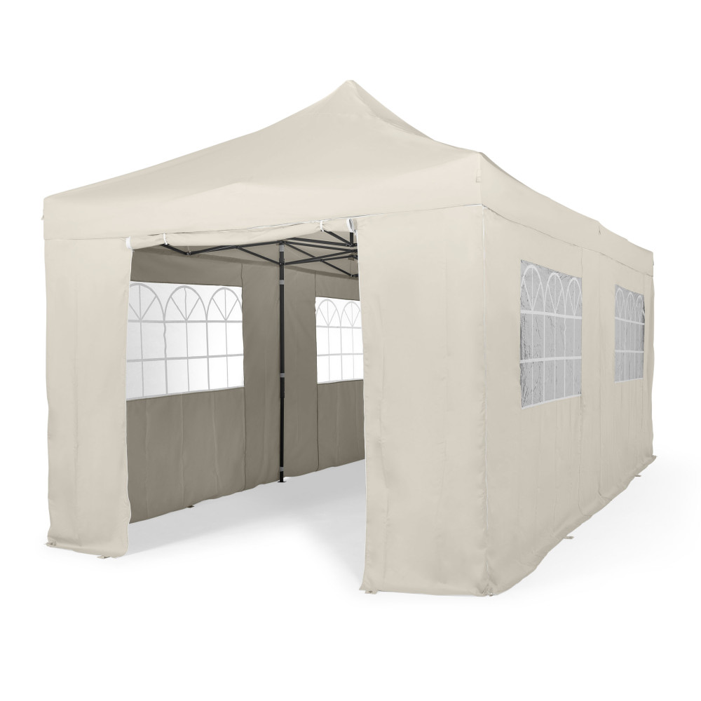 3x6m Pop Up Gazebo with 4 Heavyweight Side Panels