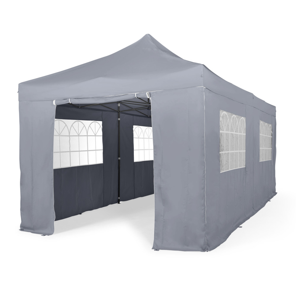 3x6m Pop Up Gazebo with 4 Heavyweight Side Panels