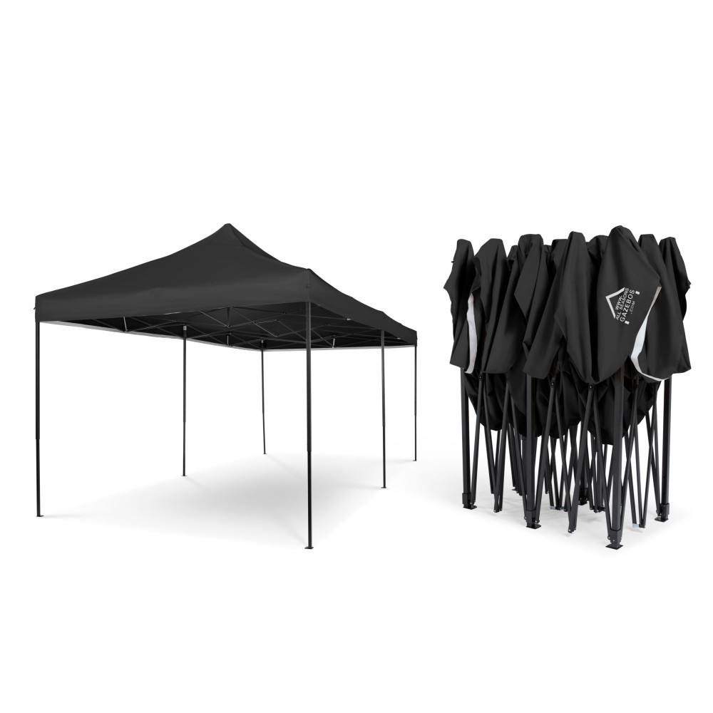 3x6m Pop Up Gazebo with 4 Heavyweight Side Panels