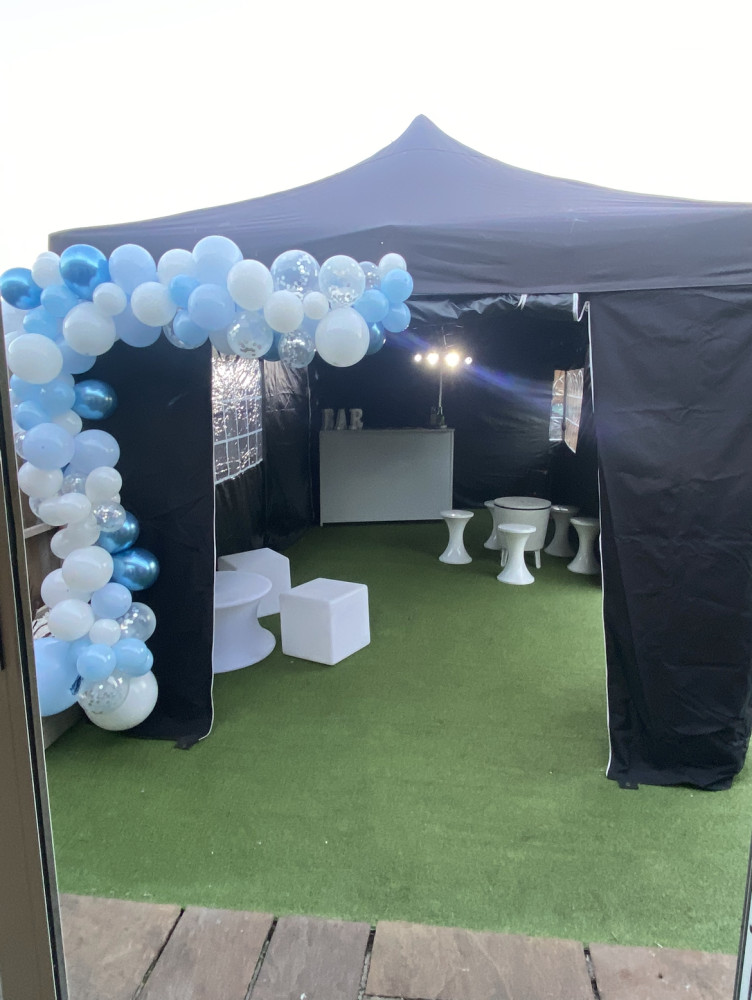 3x6m Pop Up Gazebo with 4 Heavyweight Side Panels