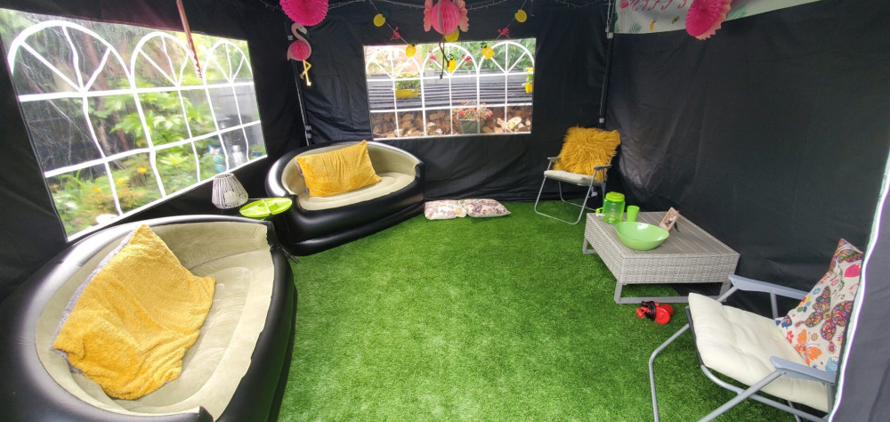 3x6m Pop Up Gazebo with 4 Heavyweight Side Panels