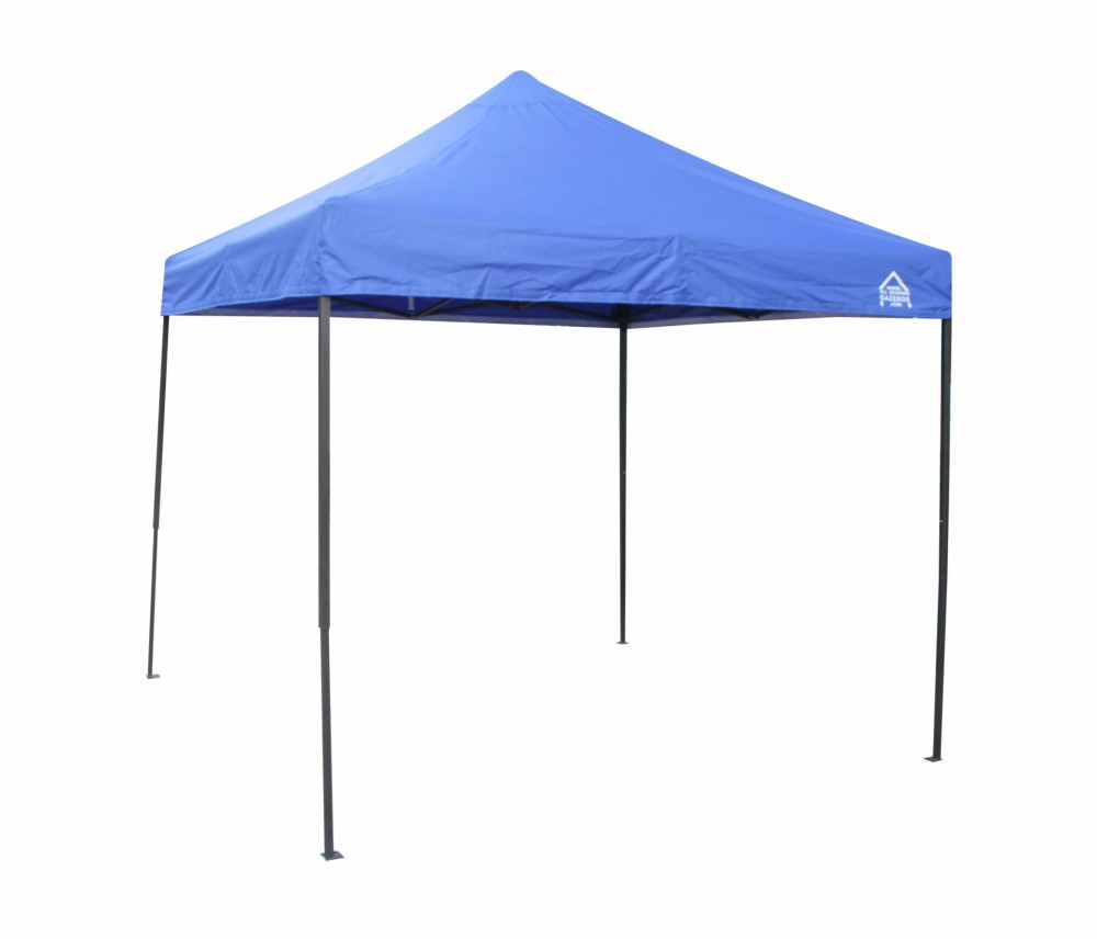 2.5x2.5m Pop Up Gazebo With Wheeled Bag, 4 Leg Weights, Rope and Pegs