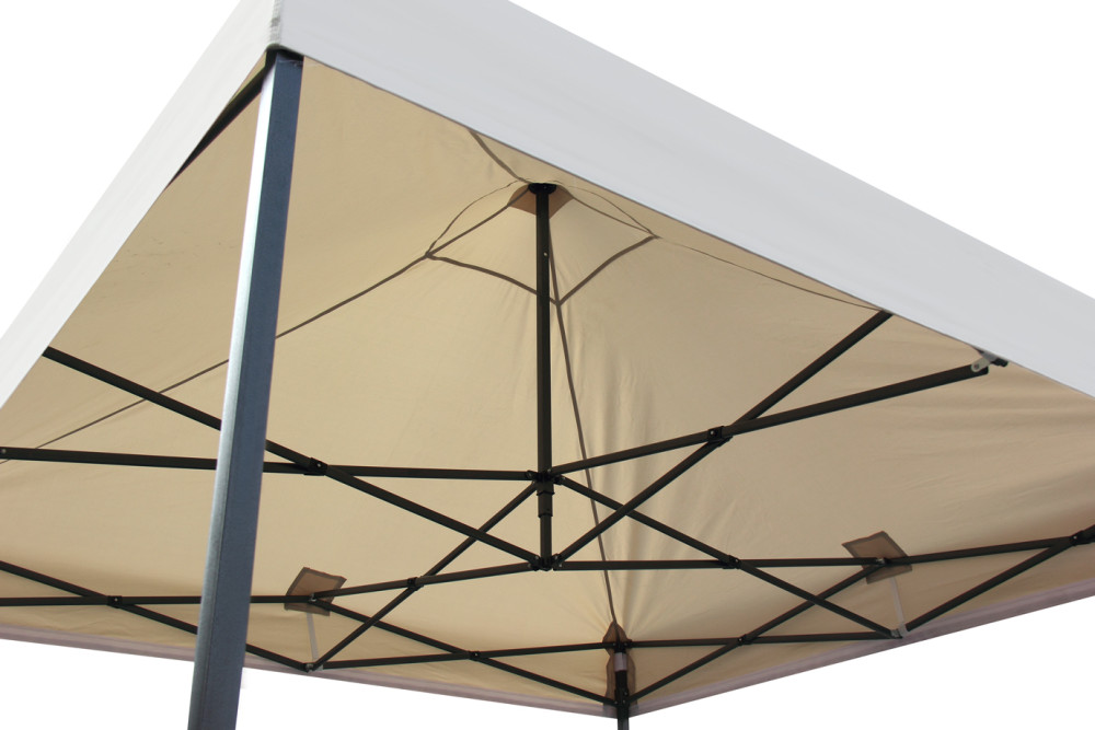 2.5x2.5m Pop Up Gazebo With Wheeled Bag, 4 Leg Weights, Rope and Pegs