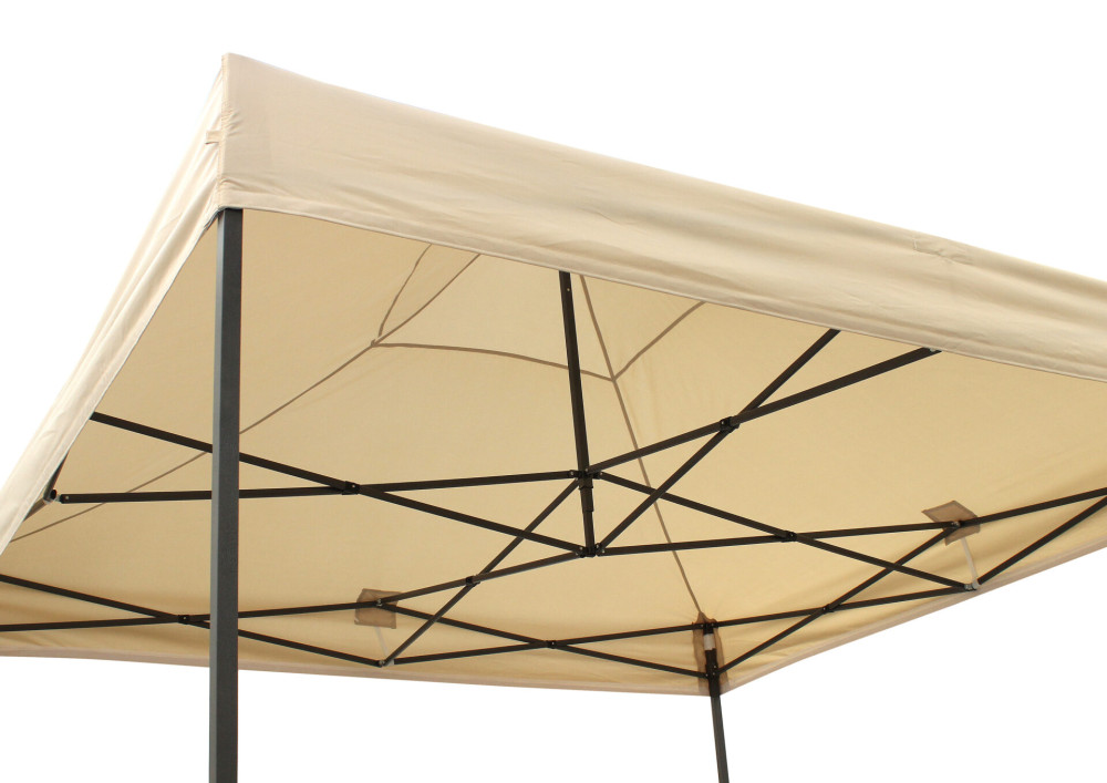 2.5x2.5m Pop Up Gazebo With Wheeled Bag, 4 Leg Weights, Rope and Pegs