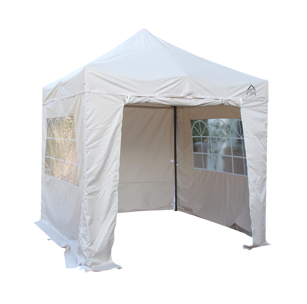 2.5x2.5m Pop Up Gazebo with 4 Heavyweight Side Panels