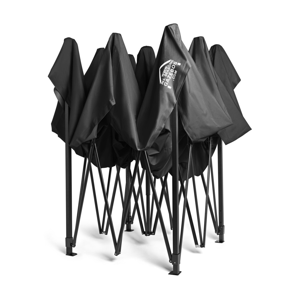 3x3m Pop Up Gazebo With Wheeled Bag, 4 Leg Weights, Rope and Pegs