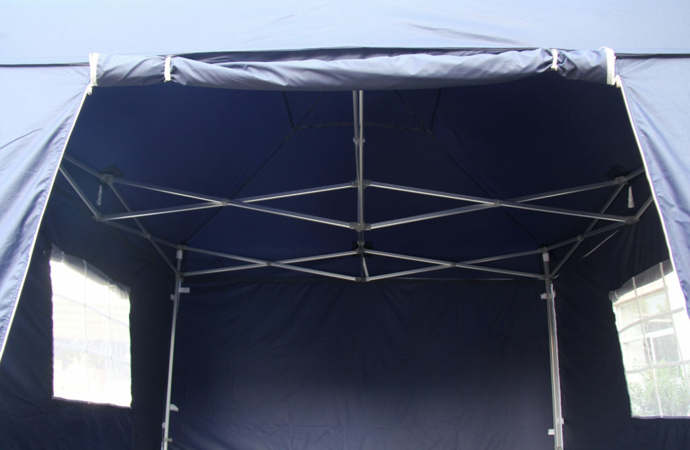 3x3m Aluminium HEX 40 Industrial Pop Up Gazebo Package
