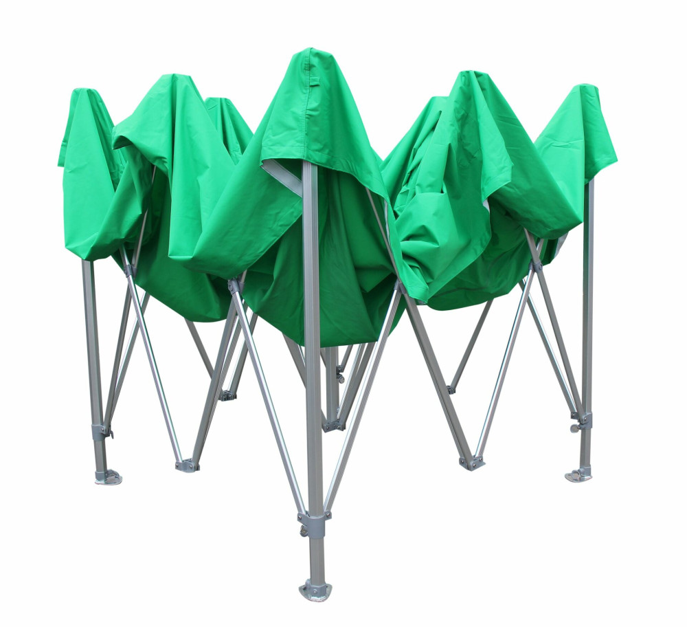 3x3m Aluminium HEX 40 Industrial Pop Up Gazebo Package