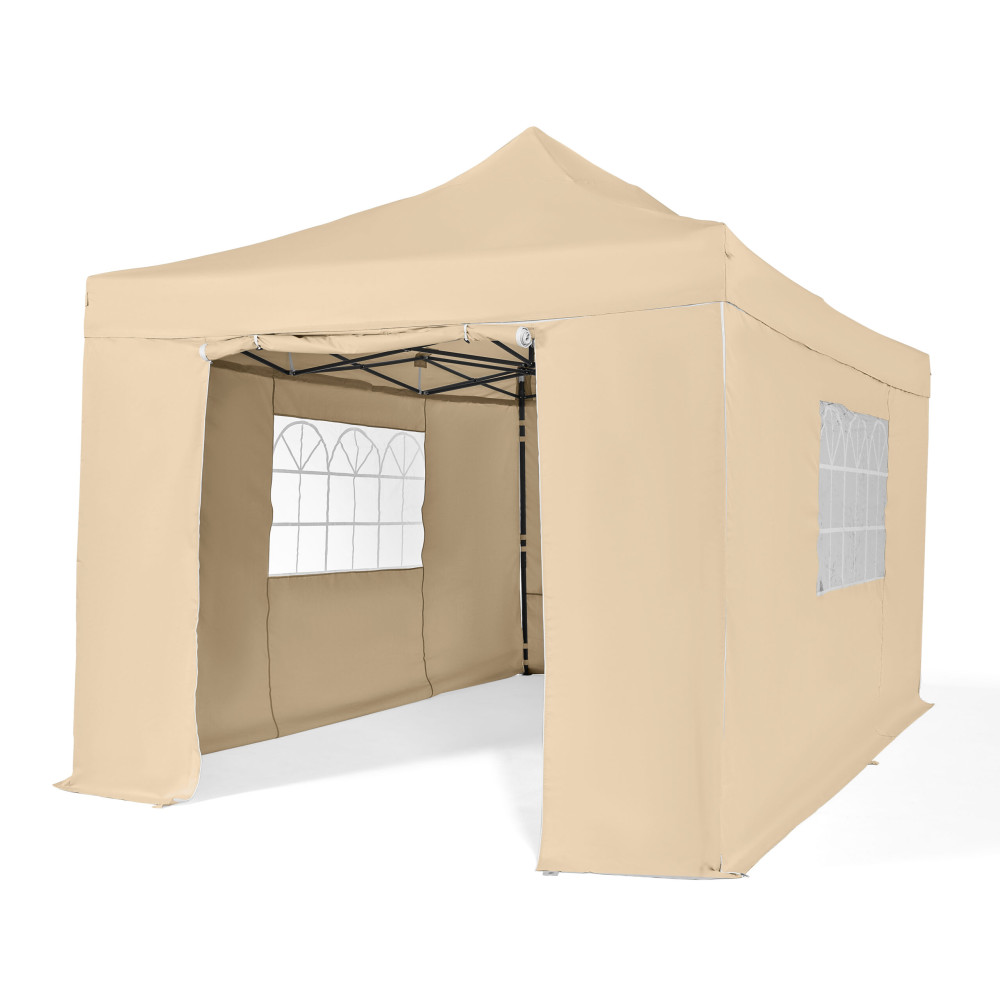 3x4.5 Pop Up Gazebo with 4 Heavyweight Side Panels
