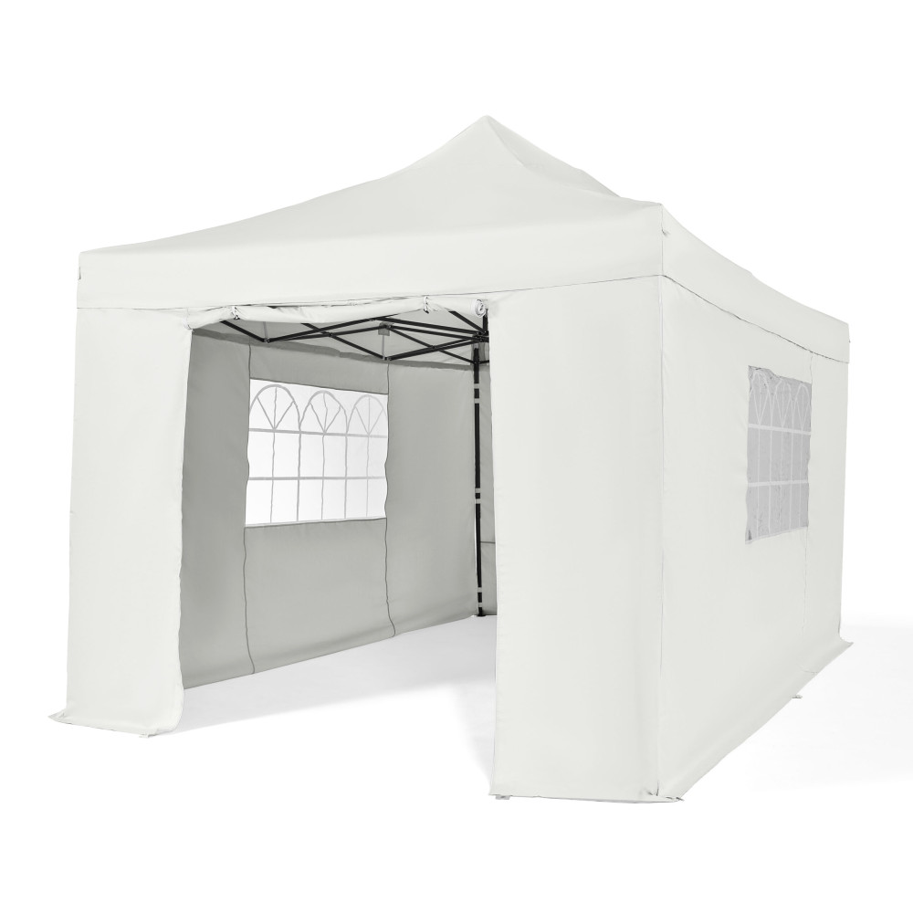 3x4.5 Pop Up Gazebo with 4 Heavyweight Side Panels