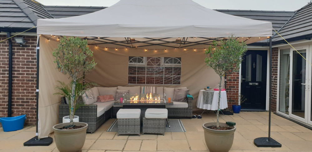 3x4.5 Pop Up Gazebo with 4 Heavyweight Side Panels