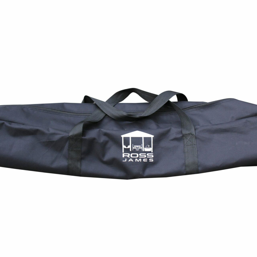 Ross James Garden Furniture, 100% Double Cotton Hammock with heavy Duty Metal Stand with over 200kg Weight Capacity