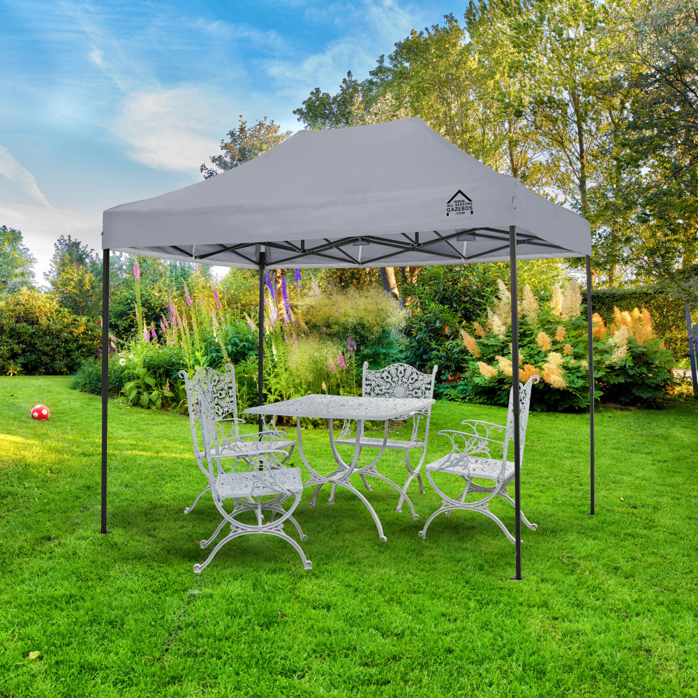 3x2m Pop Up Gazebo With Wheeled bag, 4 Leg Weights, Rope and Pegs
