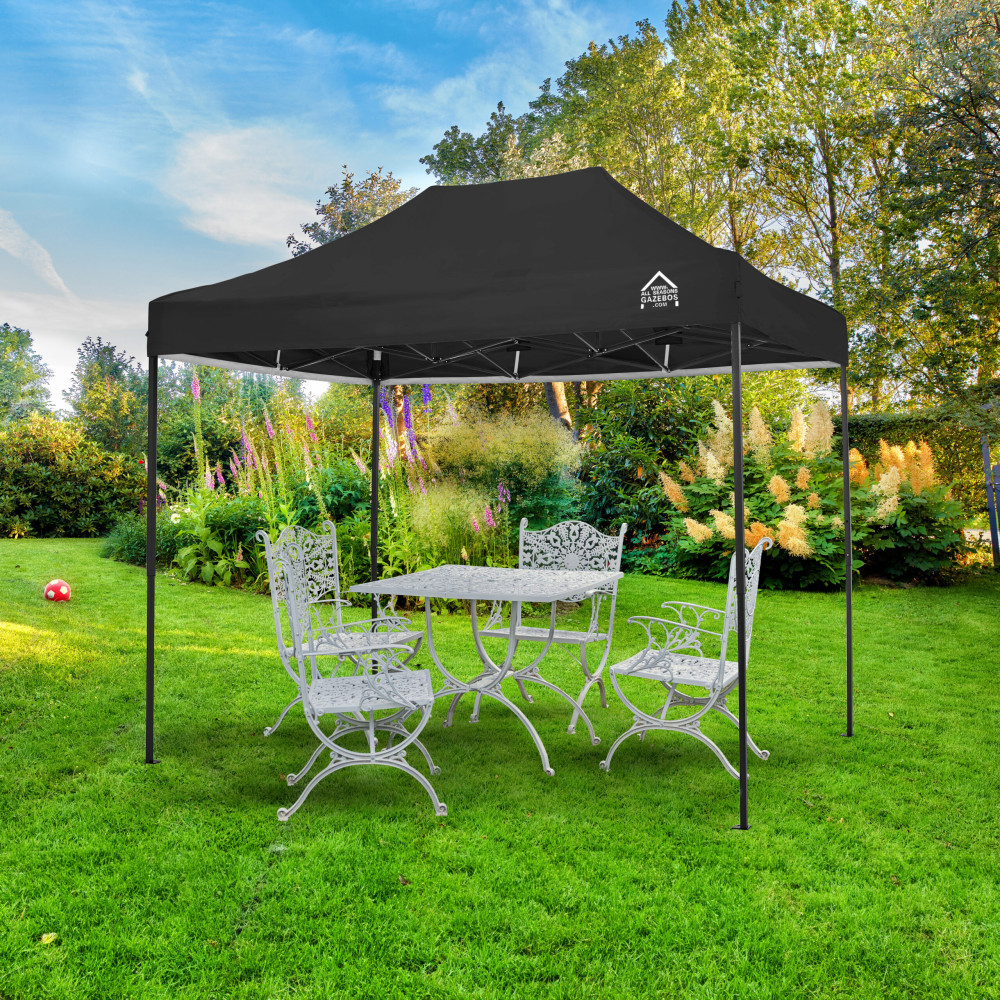 3x2m Pop Up Gazebo With Wheeled bag, 4 Leg Weights, Rope and Pegs