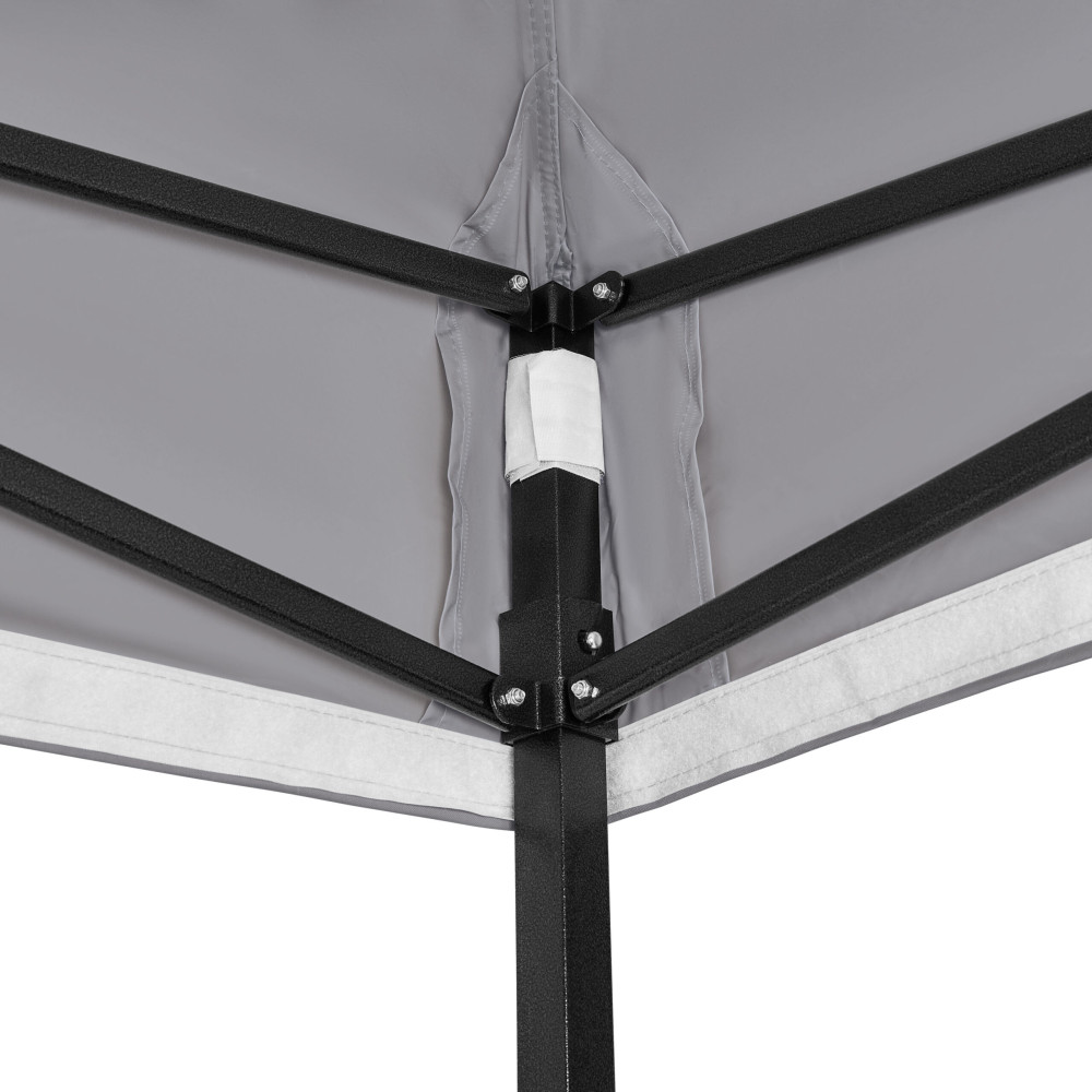 3x2m Pop Up Gazebo With Wheeled Bag, 4 Leg Weights, Rope and Pegs + 4 Heavyweight Side Walls (SUP)