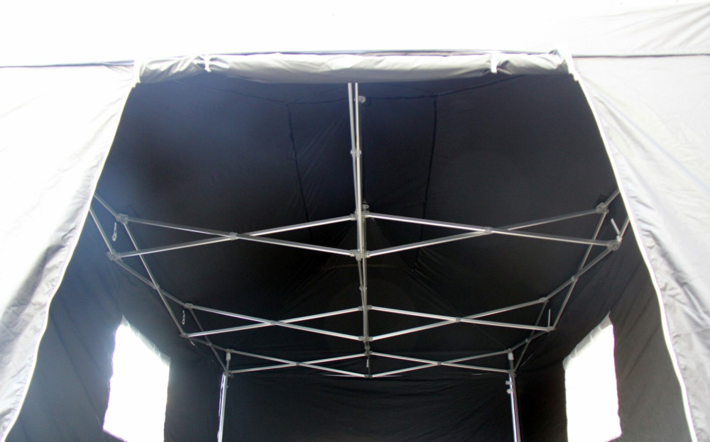 3x4.5m Aluminium HEX40 Industrial Pop Up Gazebo Package