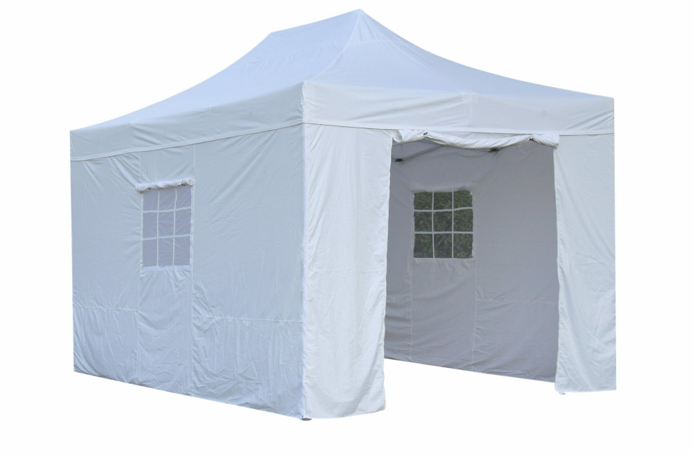 3x4.5m Aluminium HEX40 Industrial Pop Up Gazebo Package