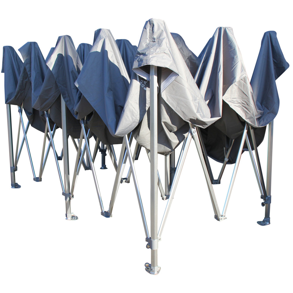 3x6m Aluminium HEX40 Industrial Pop Up Gazebo Package