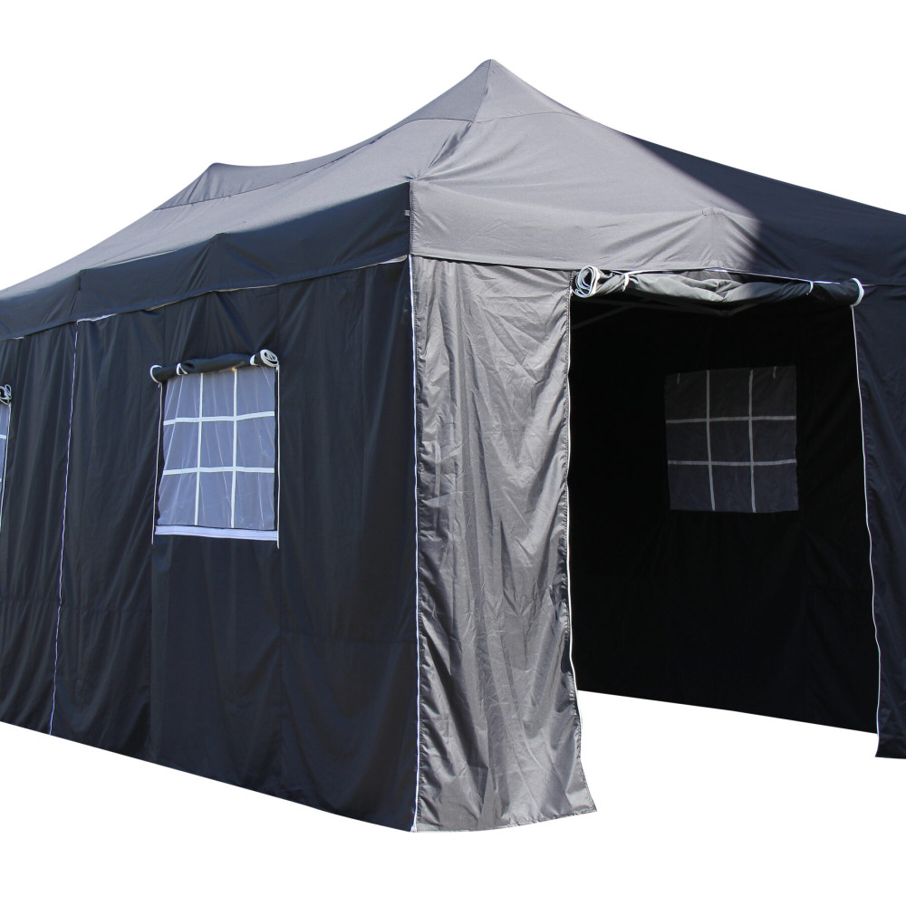 3x6m Aluminium HEX40 Industrial Pop Up Gazebo Package